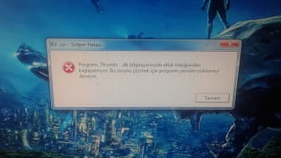 Windows 7 professional Thumbs .db programı silinmiş diyor nasıl düzeltebilirimel